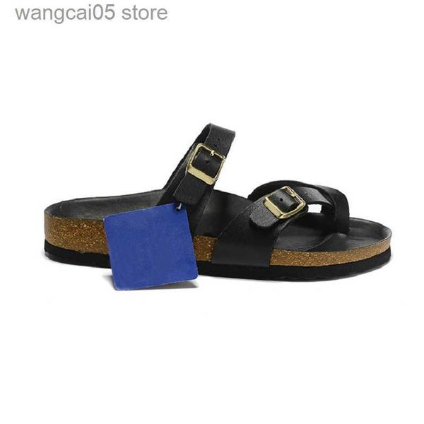 Pantofole Arizona Microfiber Mens Women Bianco Nero Marrone Birks BIRKENS TOCK Sandali Infradito Hombres Beach Indoor Woody Mules Cork Flat Sliders T230703