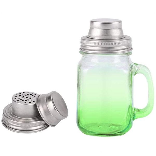 Andere Küchenwerkzeuge Edelstahl Mason Jar Shaker Deckel Kappen für Cocktail Mehl Mix Gewürze Zucker Salz Pfeffer Drop Lieferung nach Hause G Dhmxh