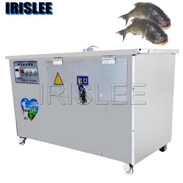 Máquina removedora de pele de peixe 220 V 380 V para limpeza doméstica elétrica de pele de peixe