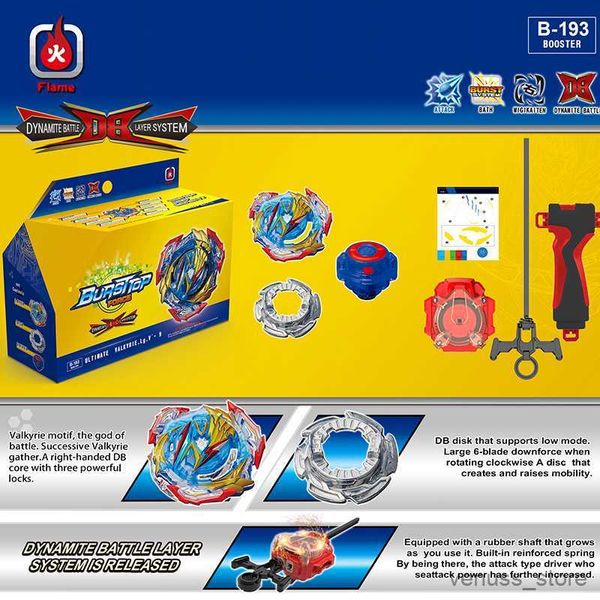 4D Beyblades Rubber Battle Set Ultimate Booster Spinning mit individuellem Launcher Kinderspielzeug für Jungen Geschenk R230703