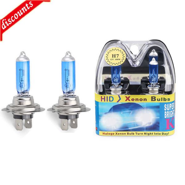 Новая 2pcs 6000K Super Bright White H7 Halogen Laclb 12 В.