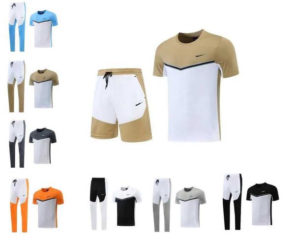 Conjuntos de camisetas masculinas Ts Conjuntos de camisetas femininas de grife de luxo Shorts agasalhos esportivos verão Nk Streetwear pulôver terno esportivo