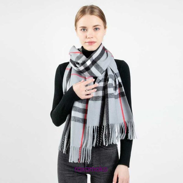 Bur Home Boutique Plush Scarf в продаже клетчатые шарф -шарф женский зимний зимний