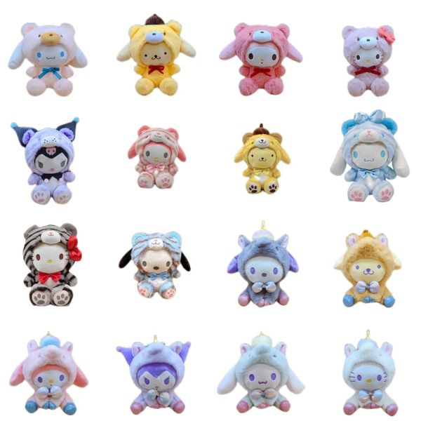 Doldurulmuş Peluş Hayvanlar Sevimli Anime Tiger Peluş Bebeğe Dönüştürüyor Unicorn Melody Peluş Bebek