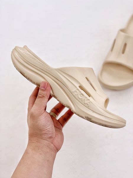 Дизайнер Hokas Shoe Shoe Slippers Мужские слайды летние пары сандалии Знаменитые летние пляж на открытые стринги Слайд-сандалии для бассейна для отелей с размером коробки 35-46