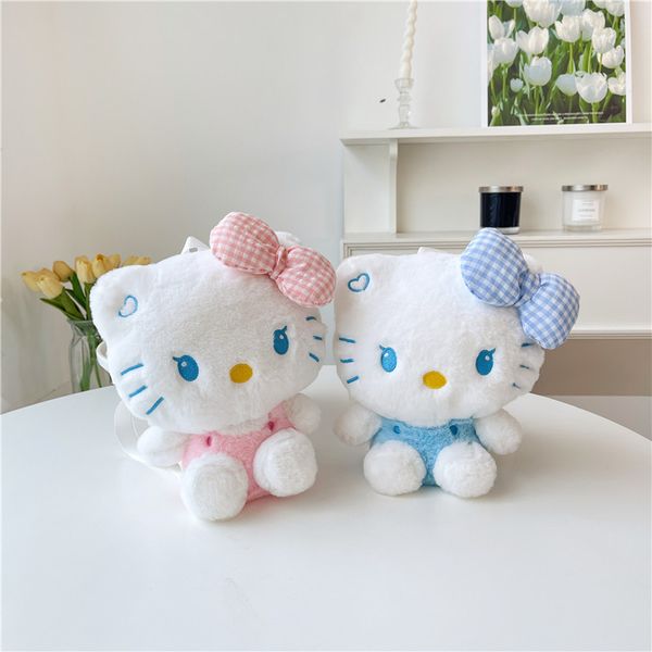 2023 New Cartoon Cute Cat Doll Girlfriend Regalo di compleanno Zaino in peluche