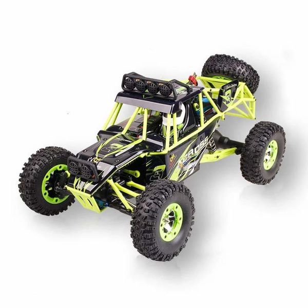 ElectricRC Car WLtoys WL 12428 112 4WD RC Racing OffRoad ad alta velocità Telecomando in lega Camion da arrampicata Luce a LED Buggy Giocattoli Regalo per bambini 230630