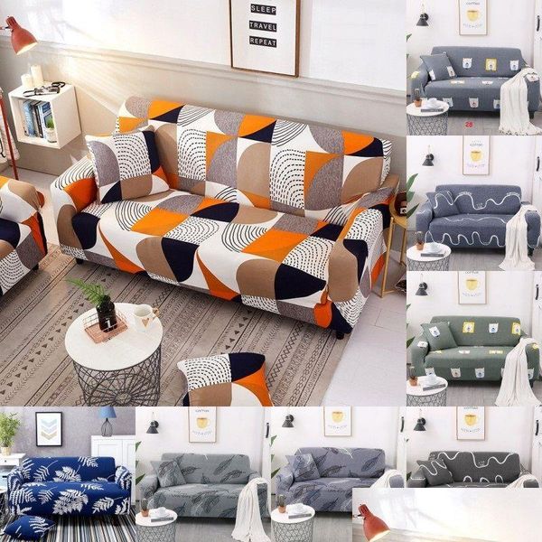 Fodere per sedie Stretch Sofa Er 1/2/3/4 posti Ins Child Room Living Pantofole Antipolvere Elastico Divano Drop Delivery Home Garden Textile Dhniv