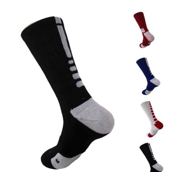 Дизайнерские новые 23ss socks USA Профессиональный элитный баскетбол Terry Long Conting Sport Fashion Compression Compression Thermal Winter Wholesales Mens Nops