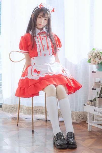 Conjunto Sexy Novo Vestido Lolita Gótico Doce Sexy Traje De Empregada Francesa Anime Cosplay Sissy Uniforme De Empregada Mais Trajes De Halloween Para MulheresHKD230703