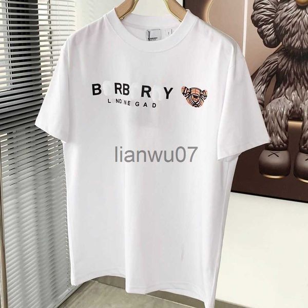 Mens TShirts Luxury Mens Designer T Shirt abbigliamento all'ingrosso Lettera stampata camicie Manica corta Fashion Brand Designer Top Tees Large Ladys maglione Asia J230704