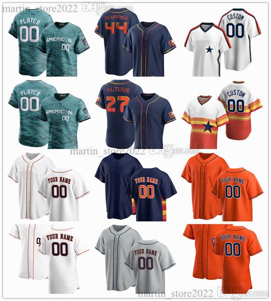 2023 All-Star Baseball Jerseys 44 Yordan Alvarez 59 Framber Valdez 27 Jose Altuve 2 Alex Bregman 23 Michael Brantley 15 Martin Maldonado 30 Kyle Tucker 3 Jeremy Pena