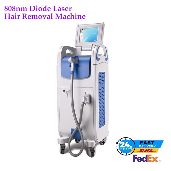 Equipamento de cuidados profundos para depilação a laser de diodo 808nm Depilador profissional de regeneração de pele para todos os tipos de cabelo e todas as cores de pele Máquina de beleza