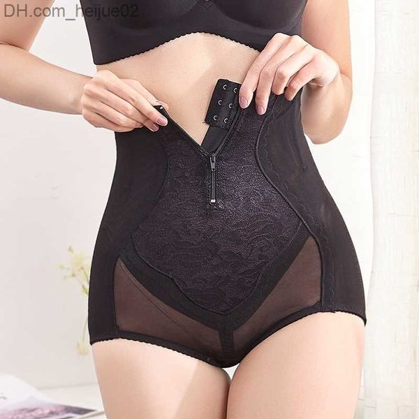 Modelador de cintura modelador de cintura feminino calcinha de controle para levantamento de quadril modelador de corpo lingerie sexy modelador de cintura com zíper fivela fácil de abrir design Z230704