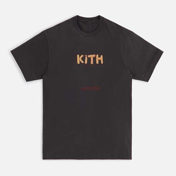 Designer Modekleidung T-Shirts Kith behandeln Churcho Tee Dessert Rift Valley Donut T-Shirt Baumwolle Streetwear Sportswear Tops Rock Hip Hop T-Shirts