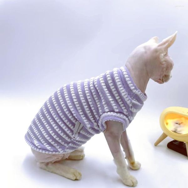 Costumi per gatti Vestiti Sphynx Comodi e traspiranti Primavera Estate per gatti senza pelo Devon Rex Cornish Peterbald