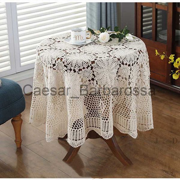 Toalha de mesa super elegante tampas de mesa nórdica pastoral renda toalha de mesa quadrada toalhas de mesa de jantar guardanapos de mesa de natal venda x0704