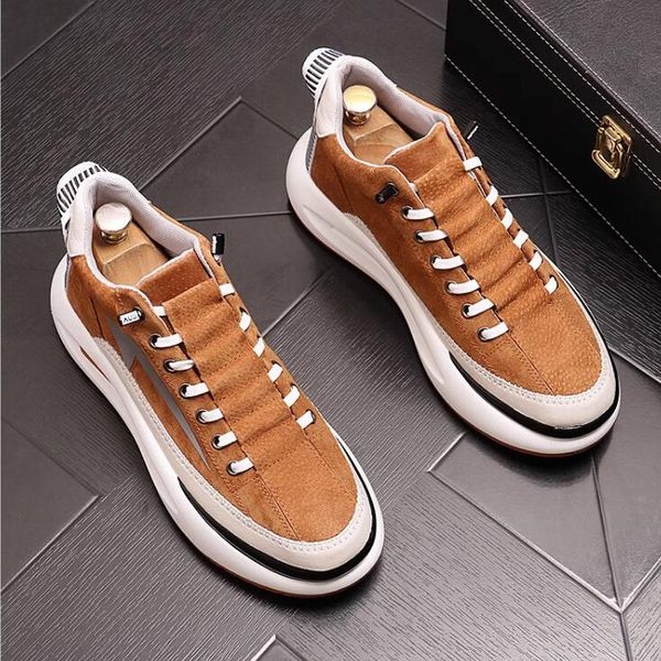 Abito casual da uomo Scarpe da sposa da festa moda Sneakers sportive traspiranti di alta qualità Mocassini firmati di tendenza premium 1AA8