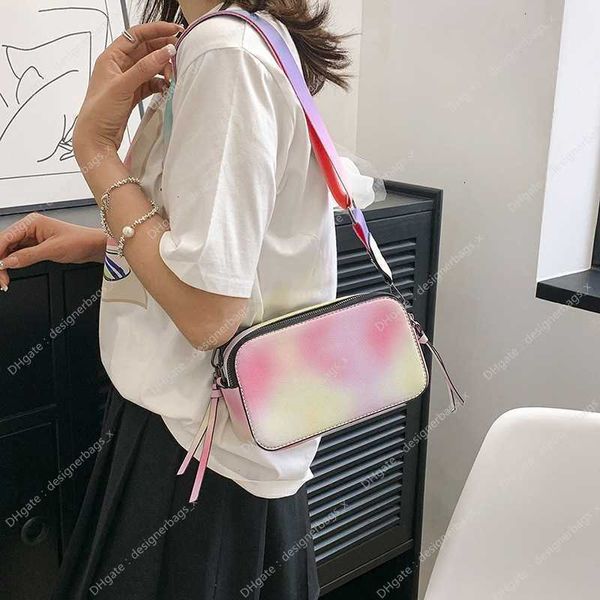 Bunte Mode-Tasche für Damen, Geldbörsen, Designer-Handtasche für Damen, 2024 Sommer, personalisierte Trend-Textur für Camera Network, beliebte Schulter-Luxus-Tragetaschen