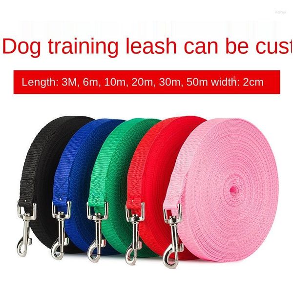 Collari per cani Guinzaglio da 1,5-15 m Accessori per animali domestici in poliestere a corda lunga per chihuahua Prodotto piccolo e grande