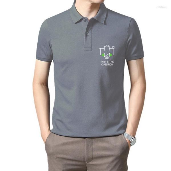 Camiseta Polo Masculina Engenheiro Elétrico To Be Or Not Ladder Logic Engraçado Preto T-Shirt S-3Xl Fashion Cool