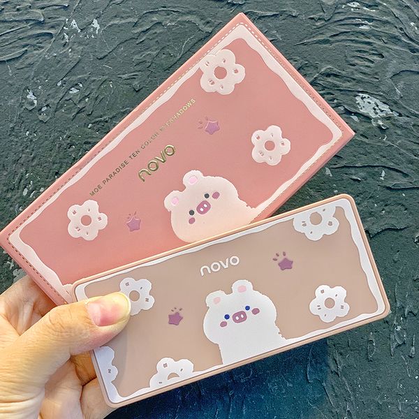 Eye ShadowLiner Combination Cute Pets 10 colori Glitter Eyeshadow Palette Matte Shimmer Long Lasting Brighten Eyes Makeup Pallete Smooth Powder 230715