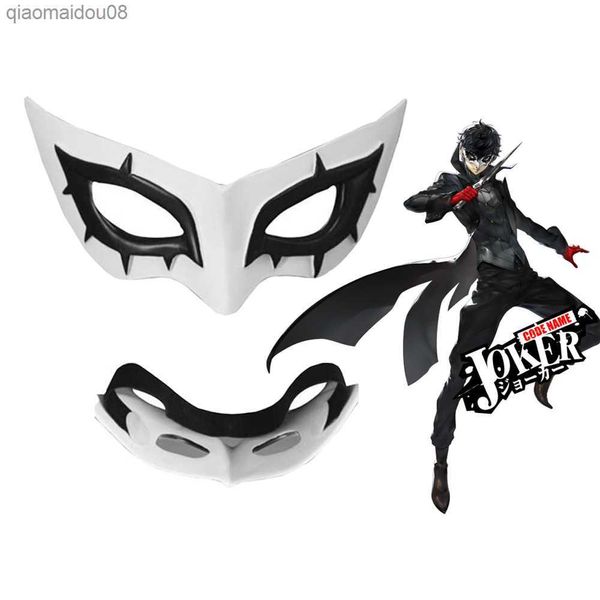 Persona 5 Held Arsene Joker Cosplay Maske ABS Augenklappe Maske Kurusu Akatsuki Cosplay Prop Rollenspiel Maske Halloween Zubehör L230704