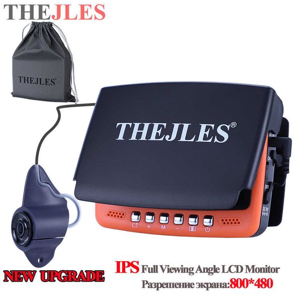 Fish Finder 4,3 polegadas IPS Visual Fish Finder HD 1000 linha câmera de pesca no gelo com 8 luzes infravermelhas de visão noturna para equipamento de pesca ao ar livre HKD230703