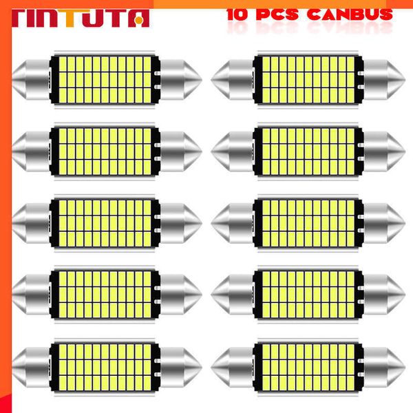 Yeni Festoon 31mm 36mm 39mm 41mm Yüksek Kaliteli Süper Parlak LED Ampul C5W C10W Araba Plakası Işık Otomatik İç Okuma Kubbe Lambası