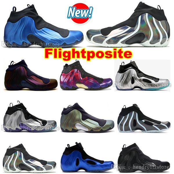 Hardawayes Flightposites 1S Dark Neon Royal Basketballschuhe Carbon Fibe Sneakers Hoop Dreams Penny Metallic Gold Black Topaz Mist Aubergine Carbon Fiber Trainer