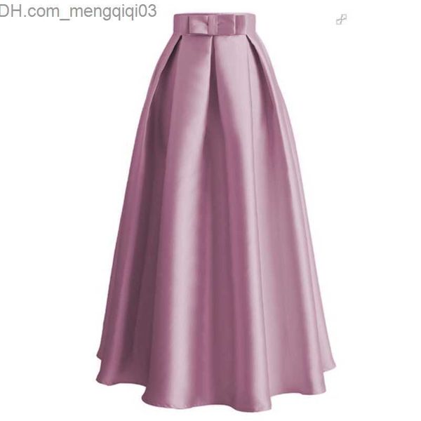 Юбки плюс размер юбки Faldas Mujer Moda abaya Dubai Turkish Long Pleacted Maxi High Abirt Women Jupe Longue Femme Юбки Z230707