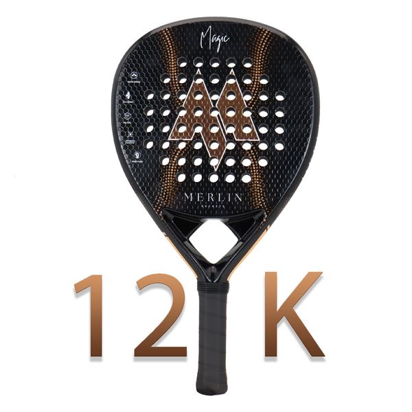 Tennisschläger Padelschläger mit Padel-Taschenabdeckung 3K/12K Carbon Fiber Power Foam für Frauen Männer Trainingszubehör Paddelschläger 230703