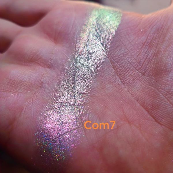 Body Glitter 5gpcs Trucco Ombretto Magia Iridescente Aurora Arcobaleno Pigmenti mobili multicromatici olografici 230801