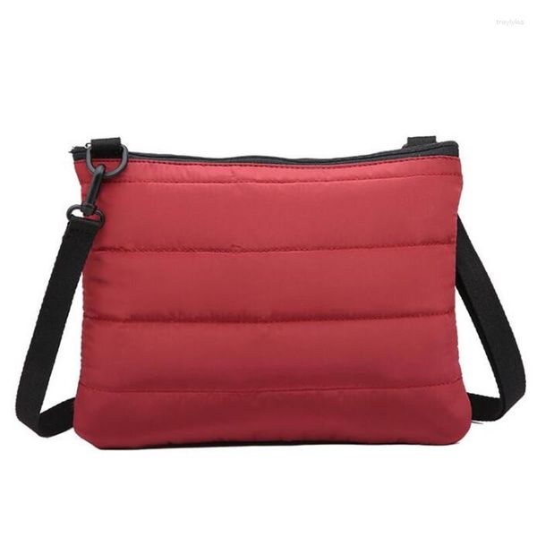 Borse da sera Donna Space Cotton Crossbody Casual Ladies Bag Down Bayan Sing Female Fashion Sac One Shoulder Main