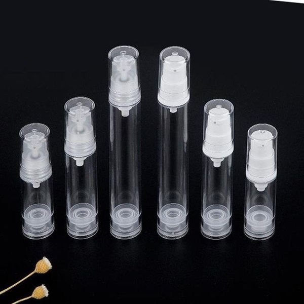 5ml 10ml 15ml Duckbill airless garrafa vácuo AS bomba garrafa loção garrafa usada para Cosmetic Recipiente transporte rápido F2017534 Vkebx