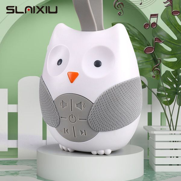 Baby Monitor Camera Portable White Noise Machine Soother с 10 световой музыкой для малышей по времени Shutdown Sleep Sound 230703