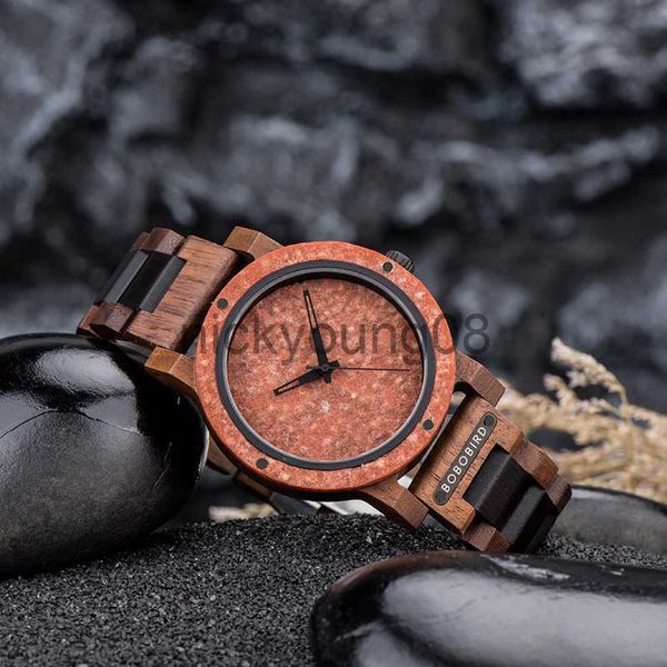 Orologi da polso BOBO BIRD Nuovo design Marmo Legno Uomo Top Luxury Brand Polsi al quarzo Orologio Uomo Migliori regali di Natale Dropshipping 0703