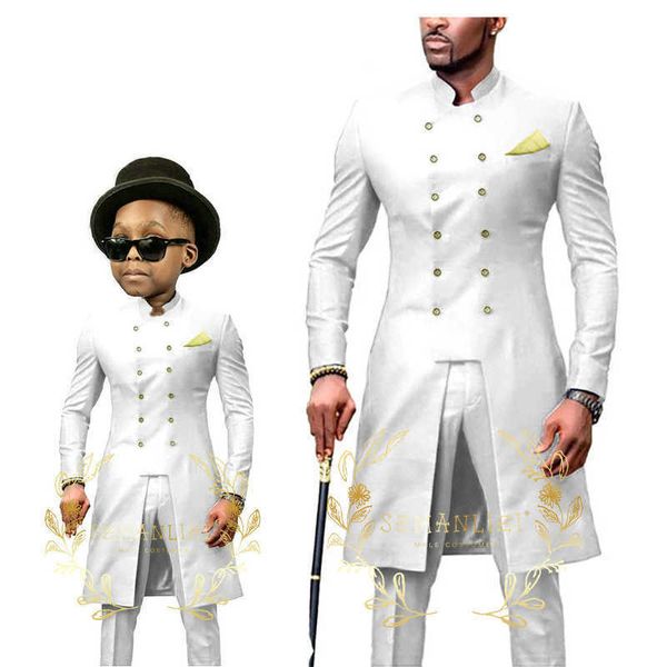 Ternos meninos casamento smoking 2 peça terno criança formal festa jaqueta personalizado roupa infantil pra menino trajes para nios elegantesHKD230704