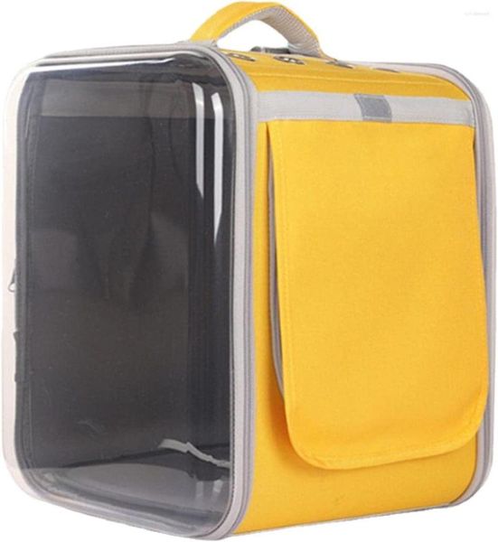 Capas para assento de carro para cães, mochila para transporte de animais de estimação, ventilação portátil, janela transparente, respirável, transporte mais fácil, cães abaixo de 6 kg, gatos, 9 kg, para caminhada