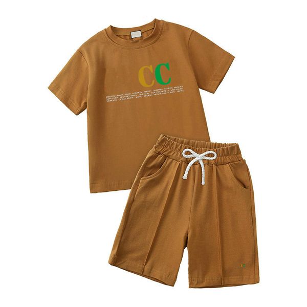 Auf Lager Sommer Kleinkind Baby Girls Kleidung Sets Designer Kurzarm T-Shirts Tops Cotton Casual Shorts Hosen 2pcs Set Kids Tracksuit