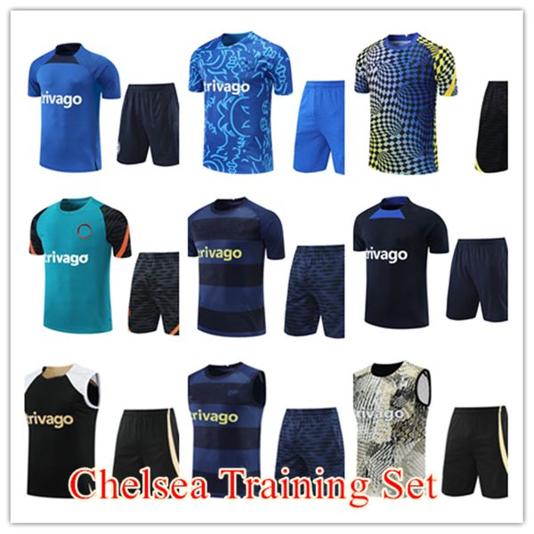 2023 Enzo CFC Soccer Jersey Racing Sweatshirt Training Set Camisa de manga curta 23 24Chelse Football Shirt Conjunto de manga curta novo