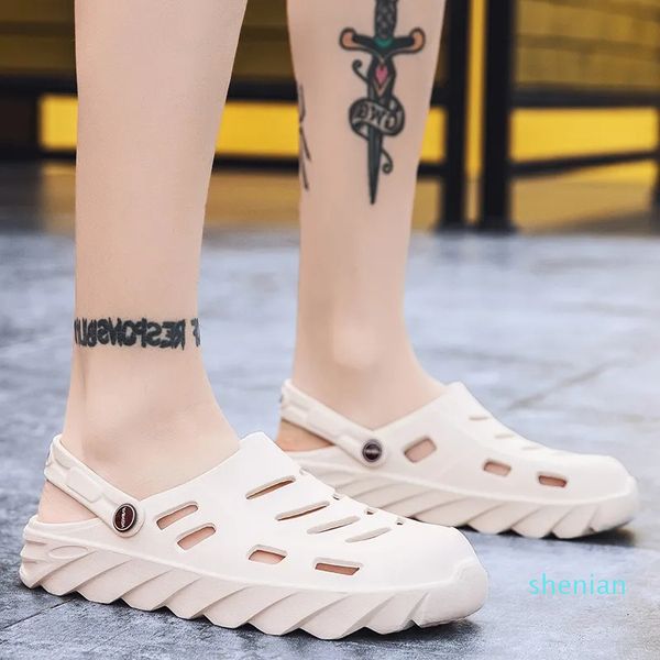 tênis esportivo feminino verão sandálias transfronteiriças chinelos casual tendência sapatos de praia buraco respirável código de chinelo oco macio