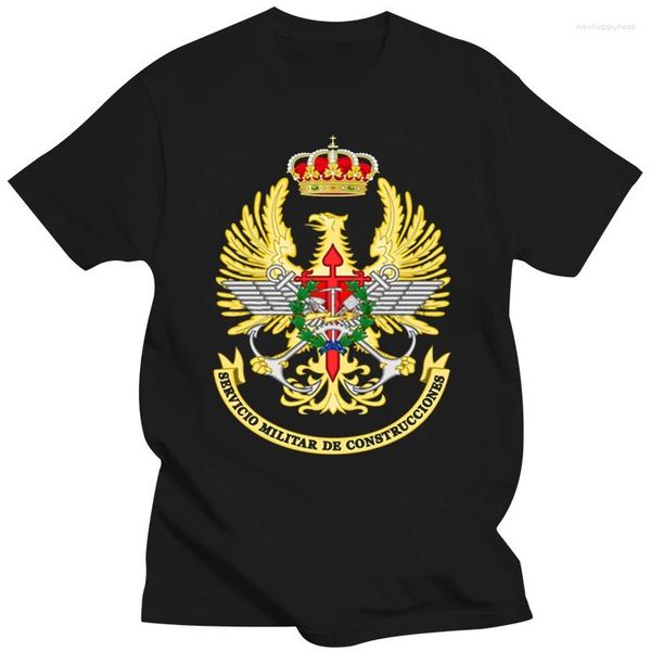 Herren-T-Shirts, Emblem der spanischen Streitkräfte, T-Shirt, kurzärmelig, für Jugendliche, große und große Größe, Armee-T-Shirt