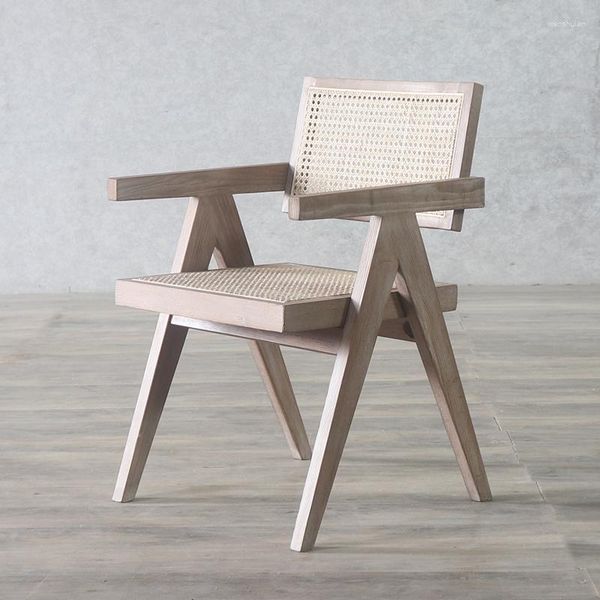 Mobili da campeggio Spiaggia Soggiorno Sedia da giardino Patio Sala da pranzo Prato Ufficio Sedie in rattan Balcone esterno Chaise Jardin WK50GC