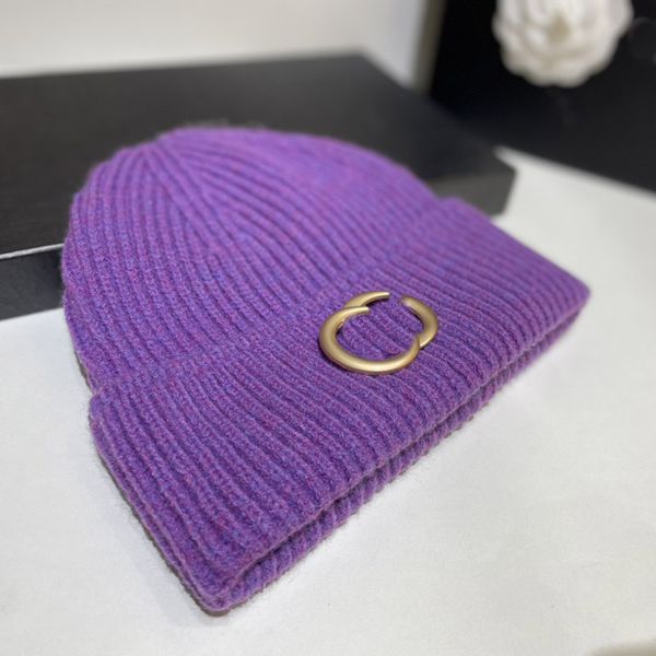 Berretti da uomo firmati da strada Berretti invernali da donna Casquette Cashmere Cappelli con doppia lettera Beanie Bucket Cappello con teschio Berretto lavorato a maglia Berretti elastici di lana spessa G Regalo TT