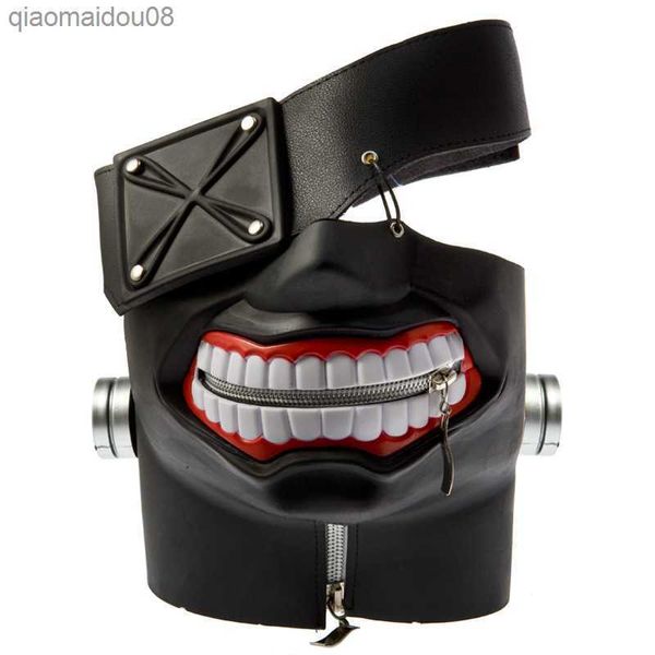 Anime Tokyo Ghoul Kaneki Ken Cosplay Kostüme Maske Gruselige Halloween Party Maskerade Masken Karneval Festival Dekore Bühne Requisiten L230704