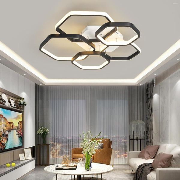 Luzes de teto criativas modernas led para quarto sala de jantar crianças lâmpada trabalho com lâmpadas de decoração de casa inteligente