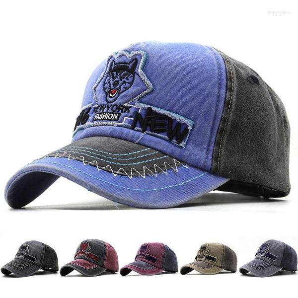 Ball Caps Frühling Sommer Gewaschene Baumwolle Männer Baseball Kappe Mode Patch Gestickte Trucker Hut Freizeit Einstellbare SnapbackHip Hop Gorras