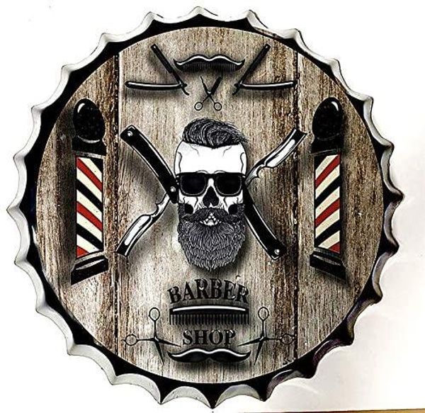 Perdeler Retro Sign Berber Mağaza Şişesi Kapakları Retro Metal Tin İşaret El Sanatları Ev Dekoru Bar Plak Lounge Man Mağara Garajı