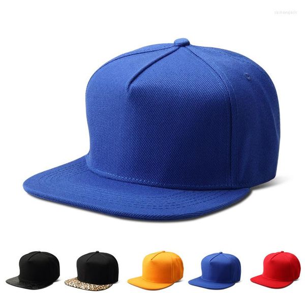 Ballkappen Gute Qualität DIY Stil Hip Hop Rap Baseballmütze Baumwolle Einstellbar Mode Männer Casual Snapback Hüte Leopard Rot Gelb Schwarz